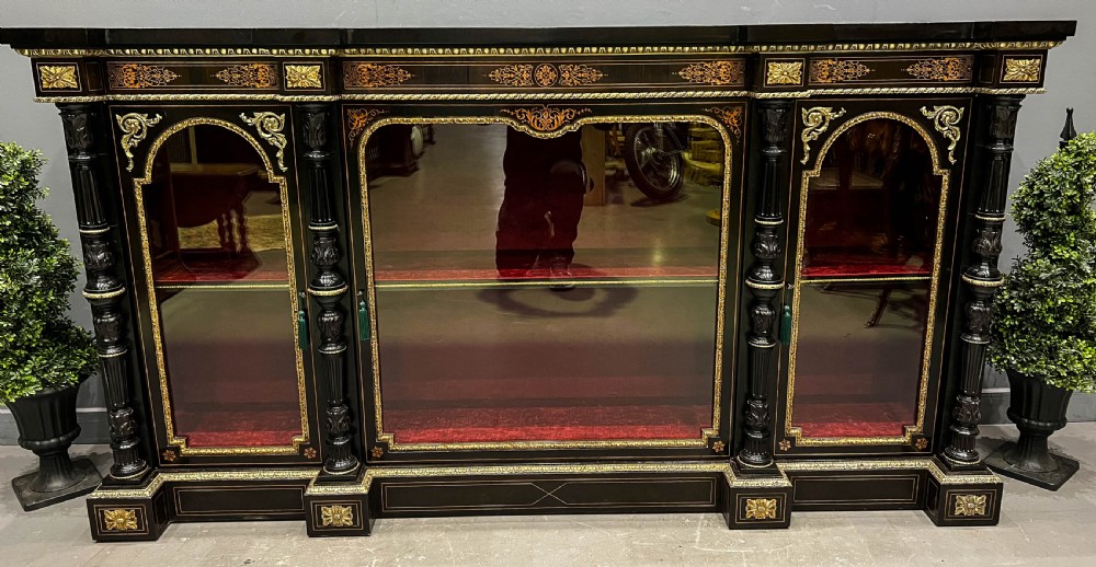 Fantastic Ebonised Credenza c 1860 View II