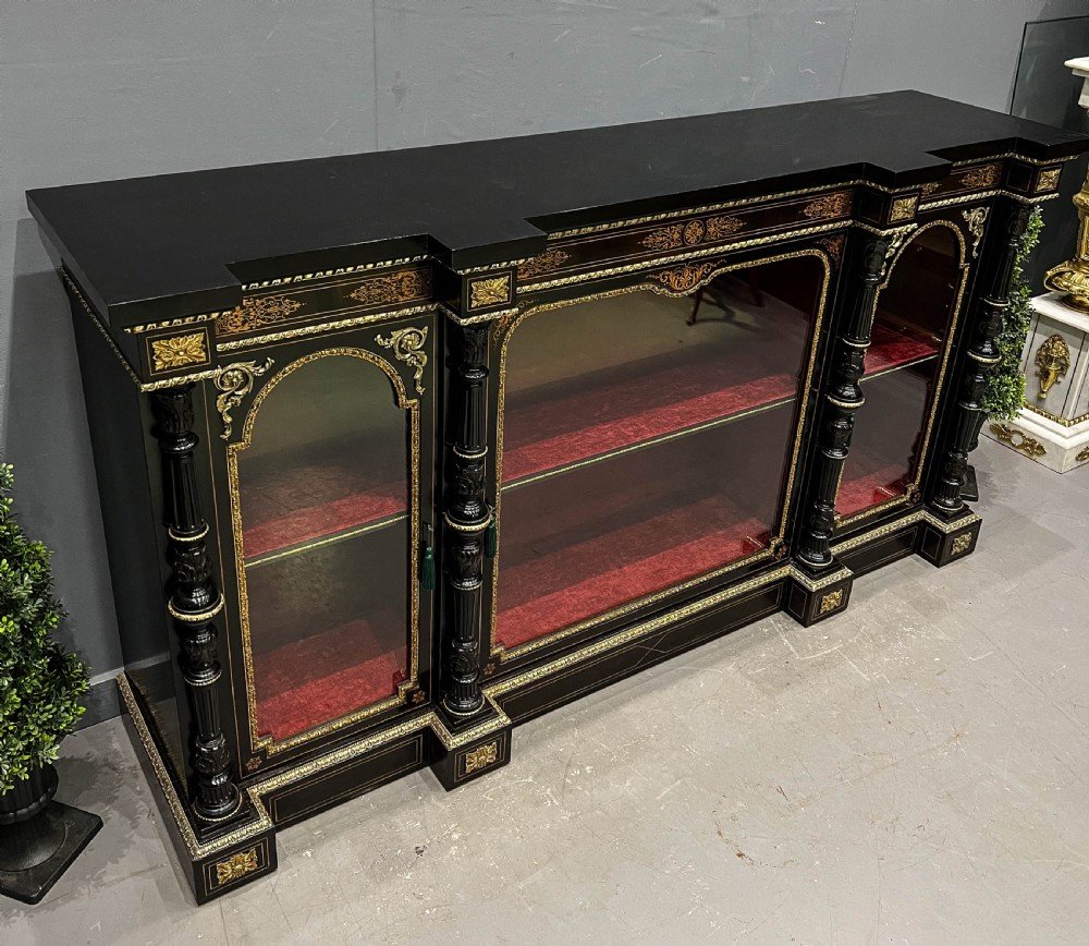 Fantastic Ebonised Credenza c 1860 View III
