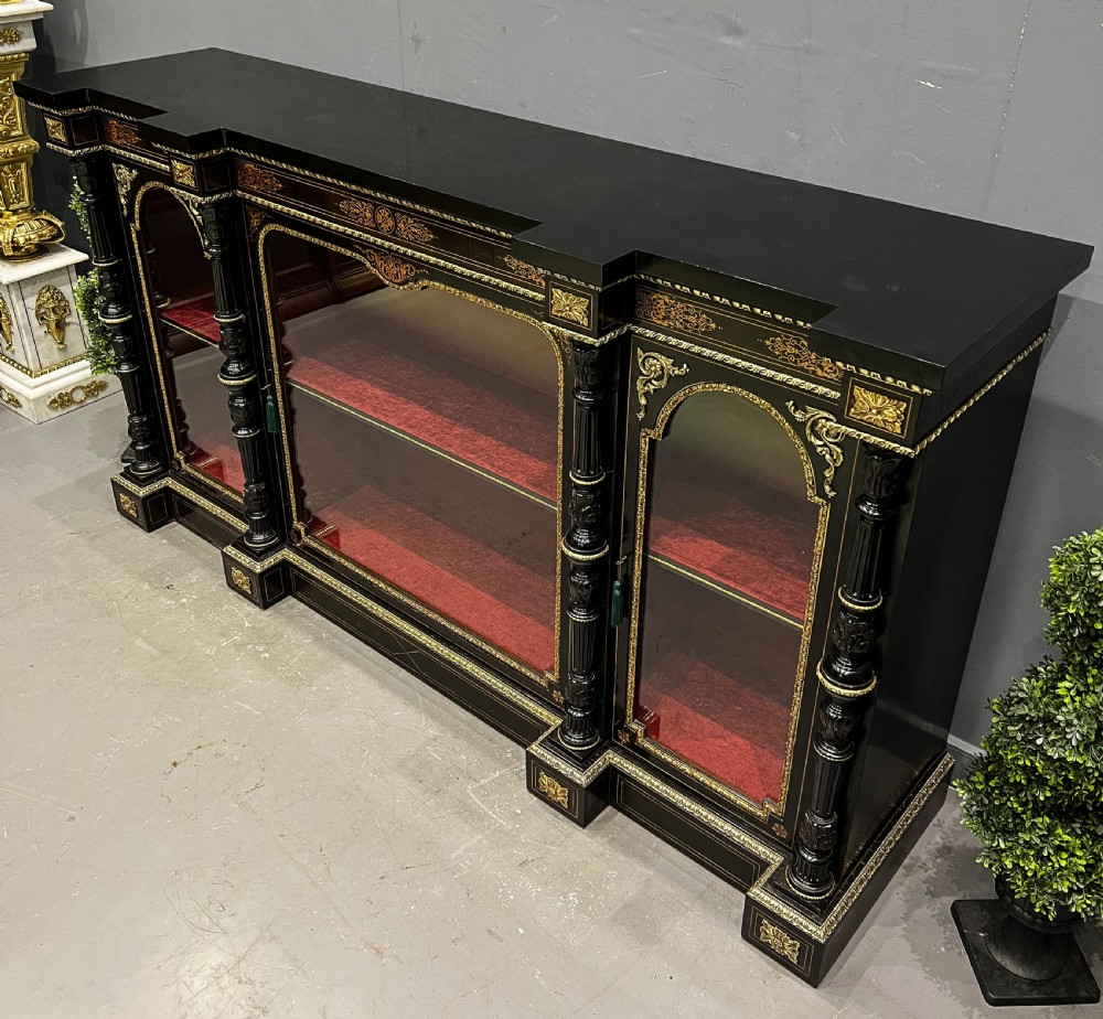 Fantastic Ebonised Credenza c 1860 View IV