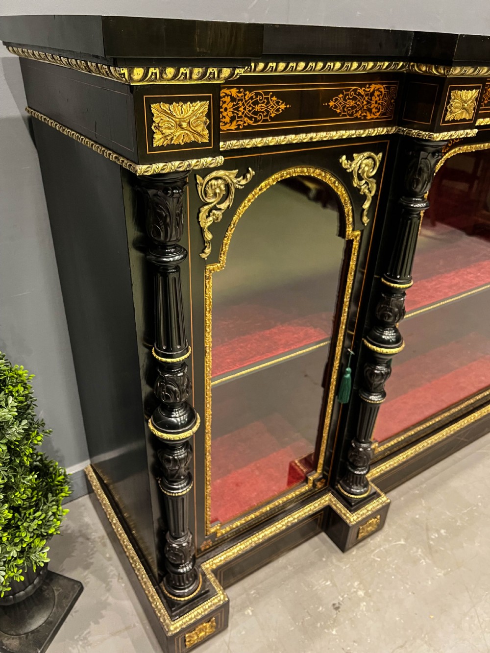 Fantastic Ebonised Credenza c 1860 View VI