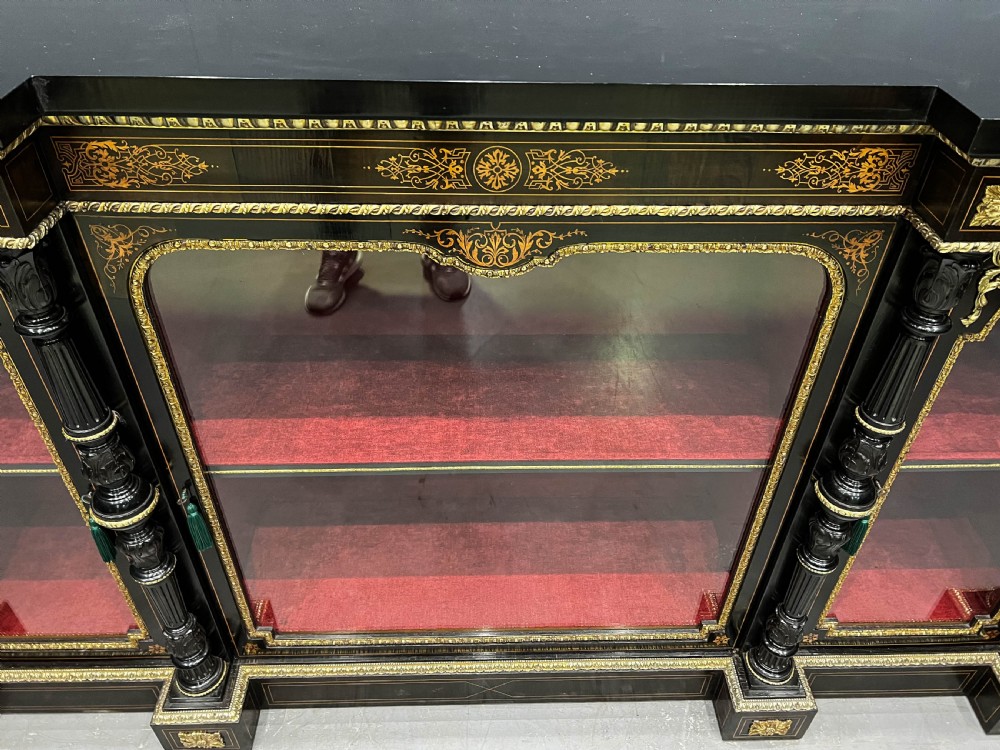 Fantastic Ebonised Credenza c 1860 View VII