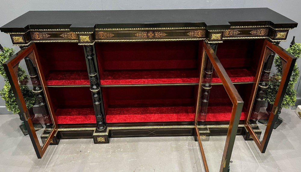 Fantastic Ebonised Credenza c 1860 View VIII