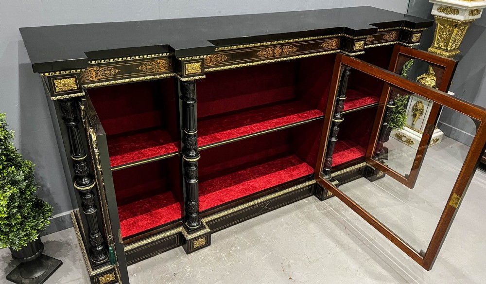 Fantastic Ebonised Credenza c 1860 View XII