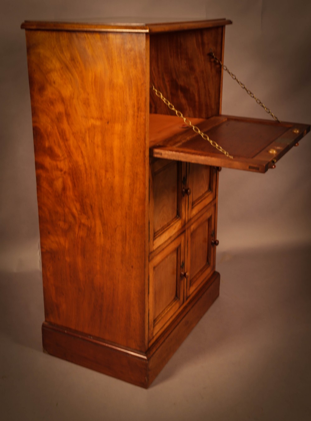 Victorian Mahogany Locker Cabinet View II