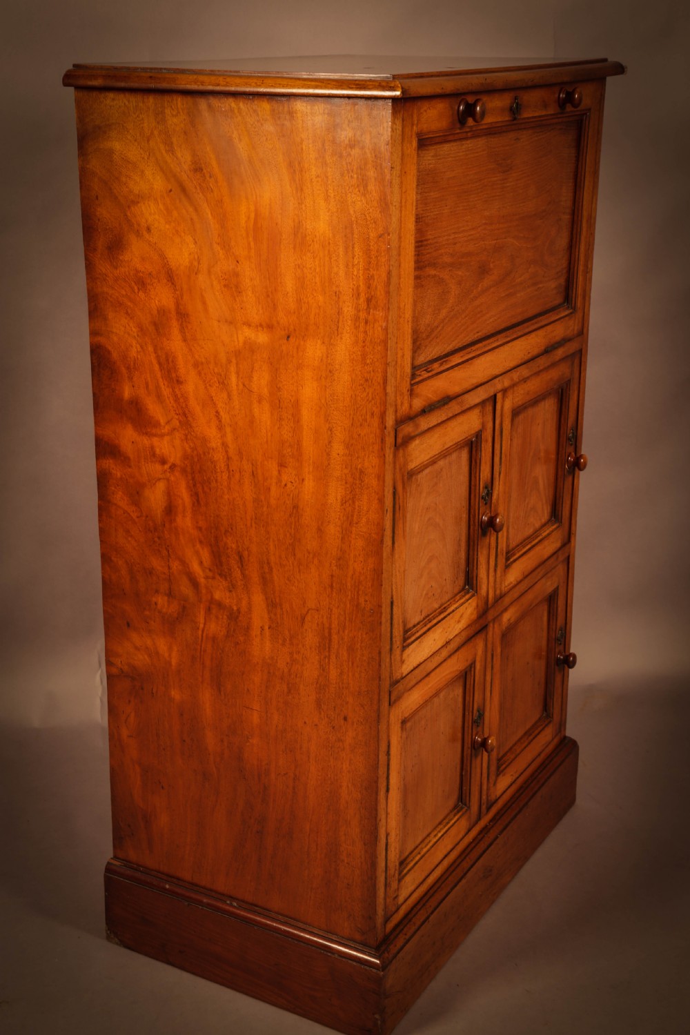 Victorian Mahogany Locker Cabinet View III