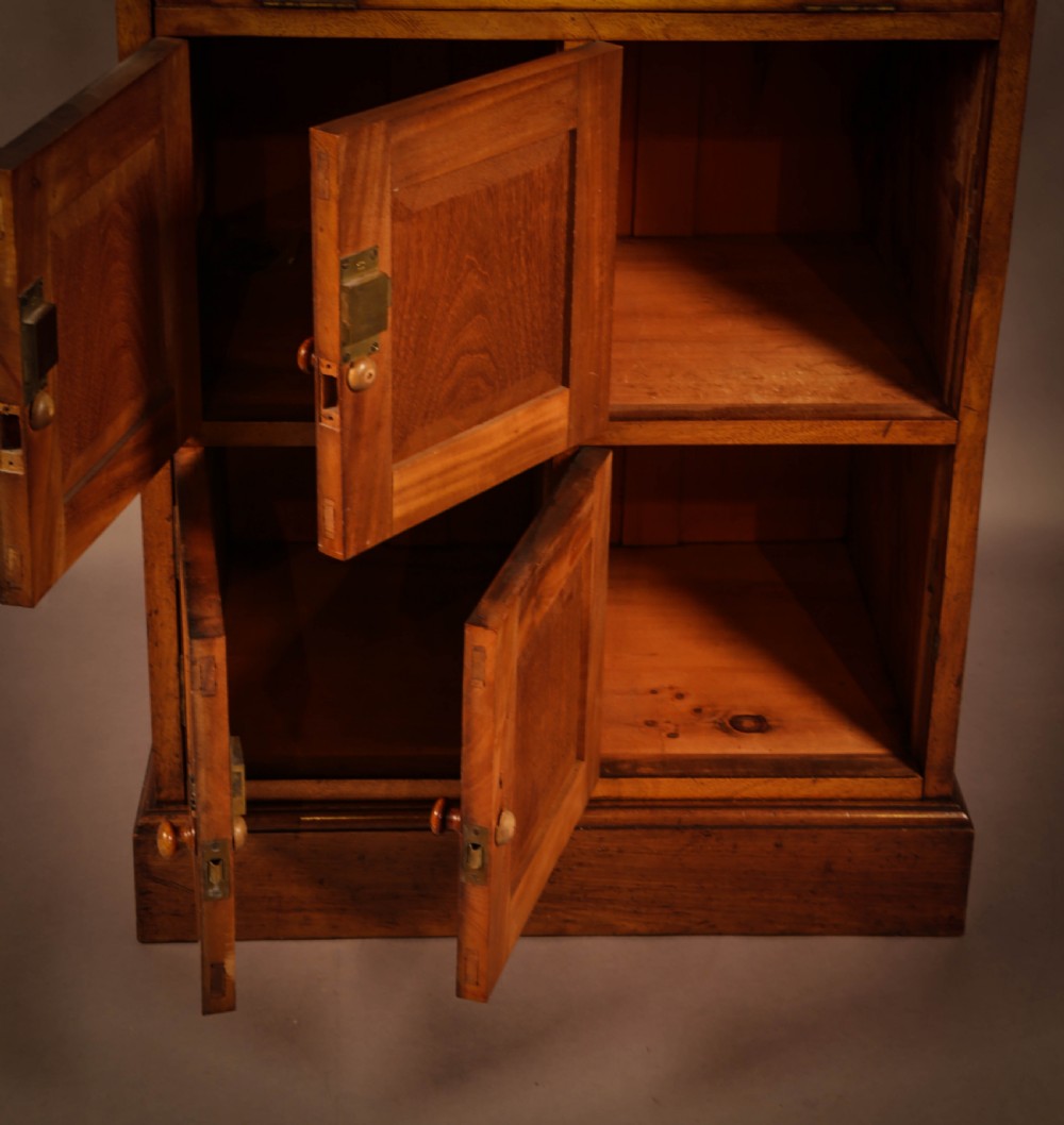 Victorian Mahogany Locker Cabinet View VI
