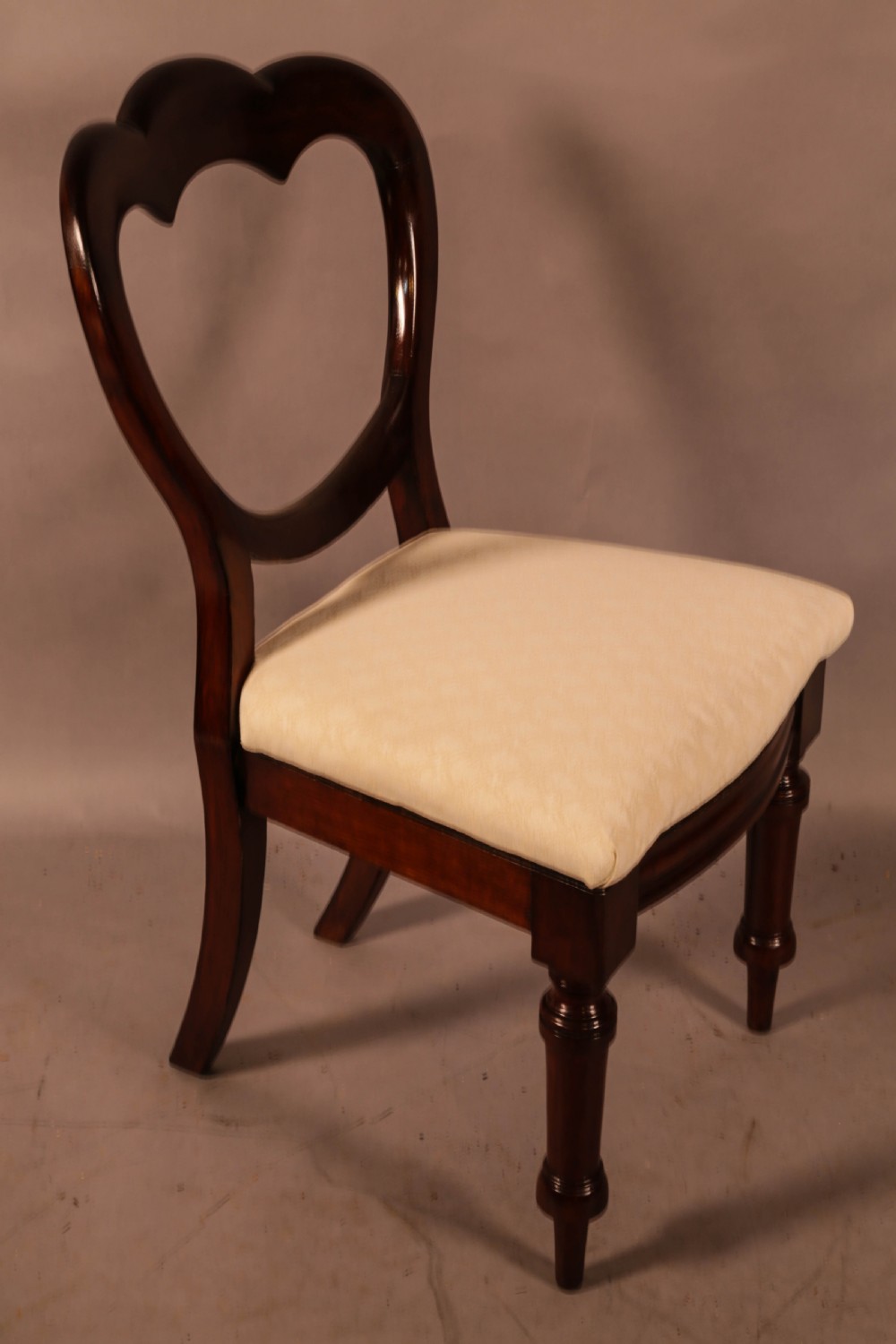A Set of 8 Victorian Mahogany Balloon Back Dining Chairs View IX