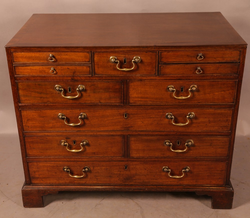 A Fine and interesting Georgian Campaign Chest of Drawers View VI