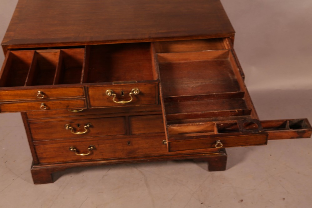 A Fine and interesting Georgian Campaign Chest of Drawers View VII