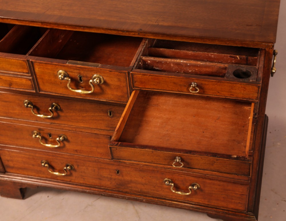 A Fine and interesting Georgian Campaign Chest of Drawers View X