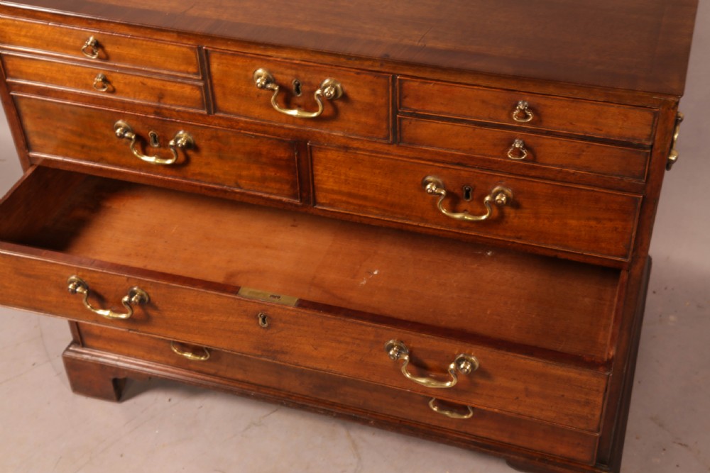 A Fine and interesting Georgian Campaign Chest of Drawers View XIII