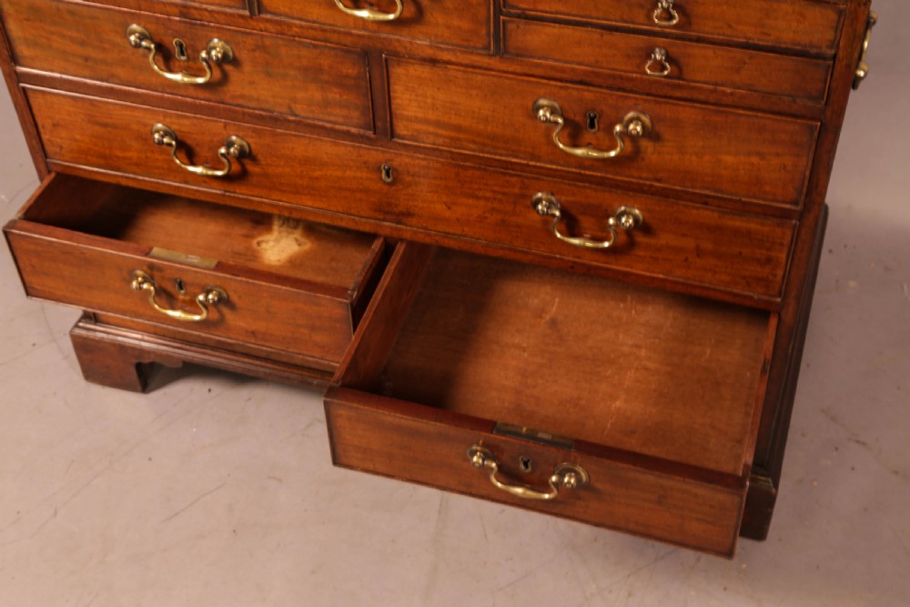 A Fine and interesting Georgian Campaign Chest of Drawers View XIV