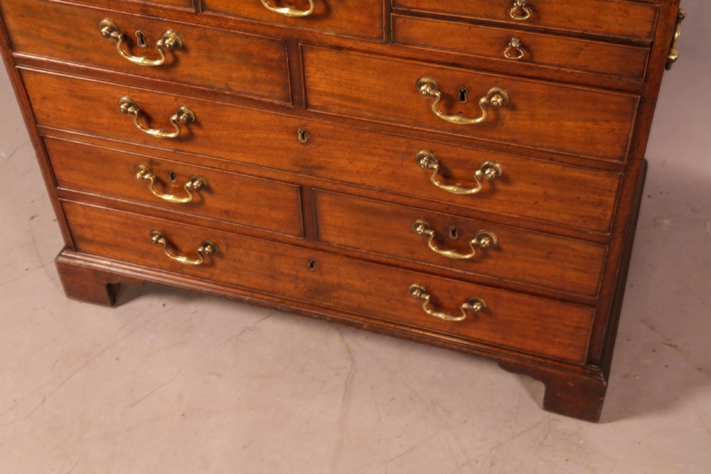 A Fine and interesting Georgian Campaign Chest of Drawers View XVI