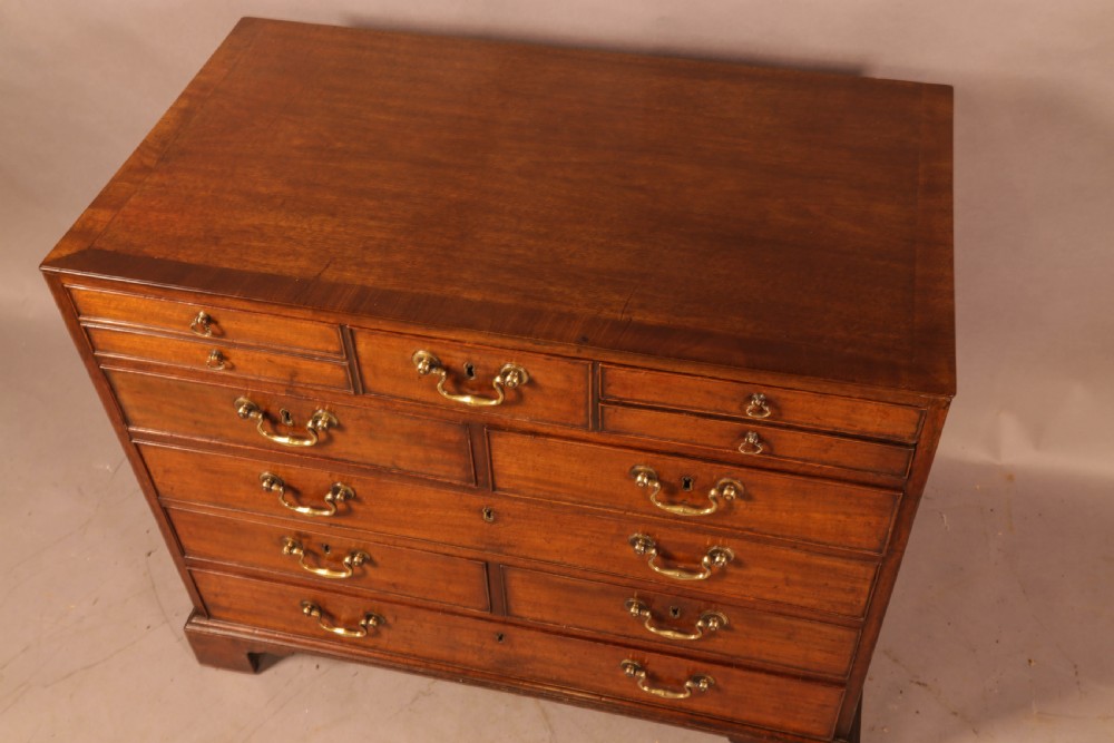 A Fine and interesting Georgian Campaign Chest of Drawers View XVII