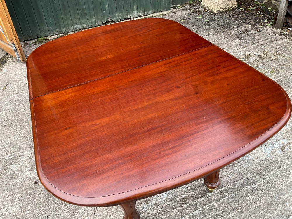 A Small Victorian Wind Out Extending Dining Table View IV