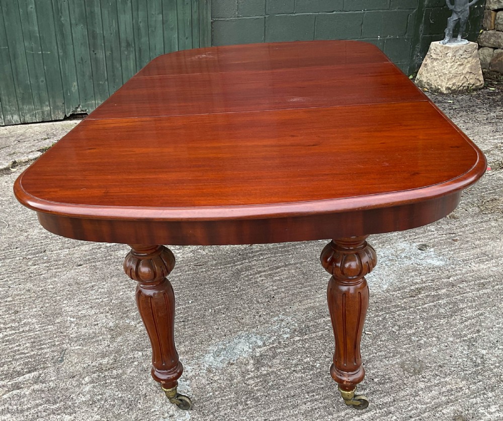 A Small Victorian Wind Out Extending Dining Table View VIII