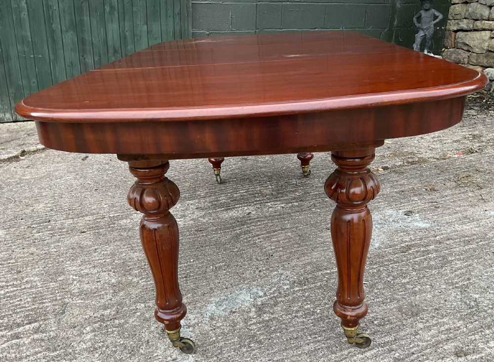 A Small Victorian Wind Out Extending Dining Table View IX