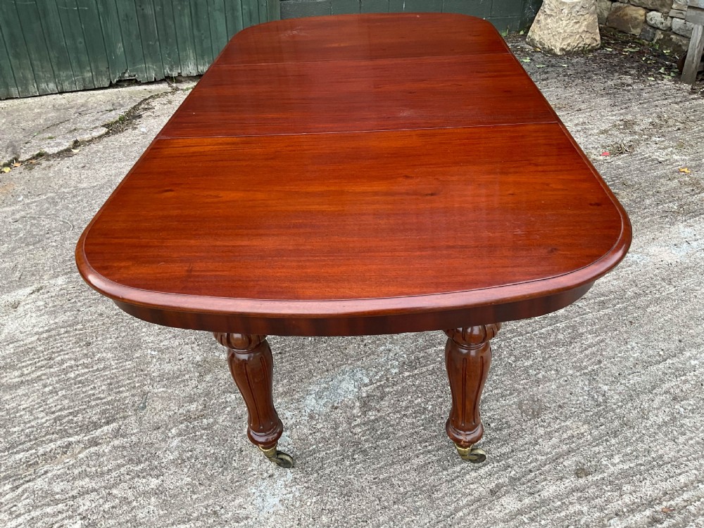 A Small Victorian Wind Out Extending Dining Table View XI