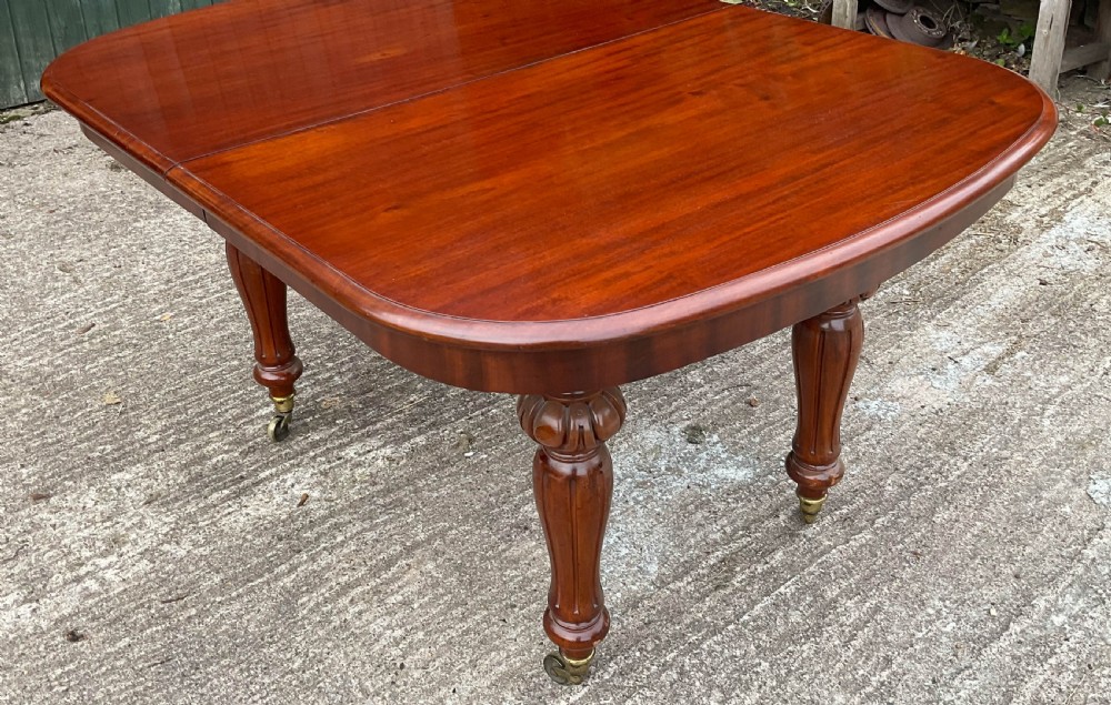 A Small Victorian Wind Out Extending Dining Table View XIII