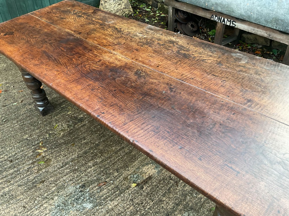 A 17th century Refectory Table in Oak View V