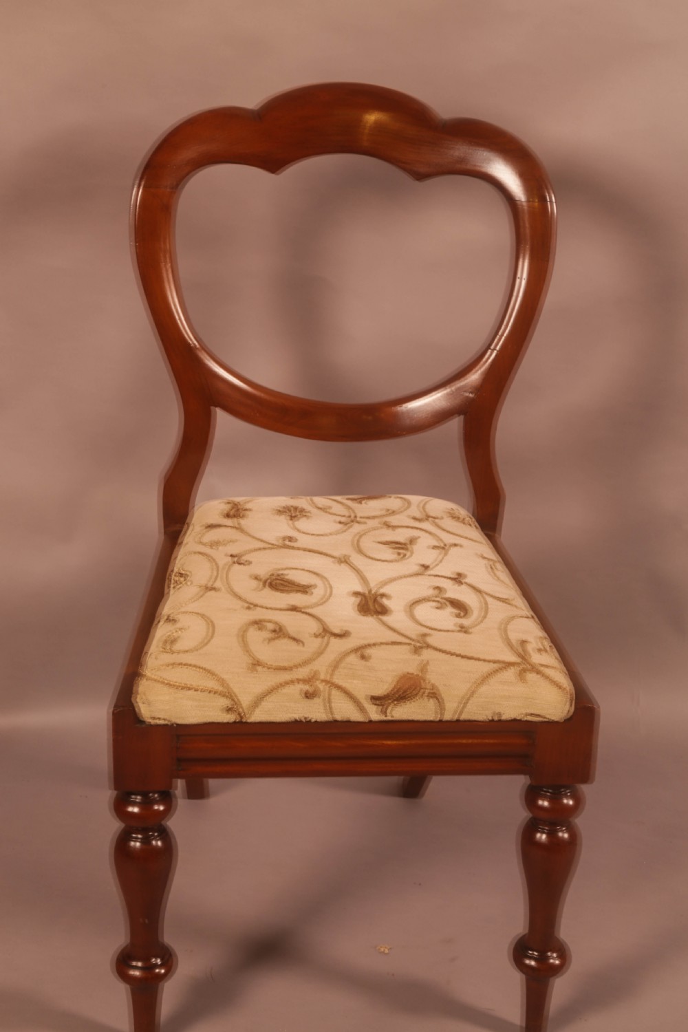 A Set of 8 Victorian Balloon Back Dining Chairs View VII