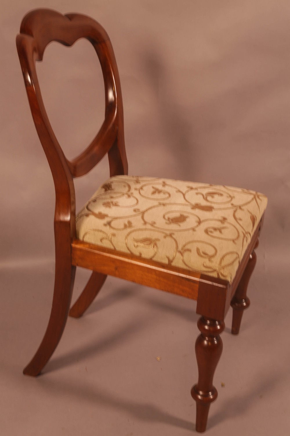 A Set of 8 Victorian Balloon Back Dining Chairs View VIII