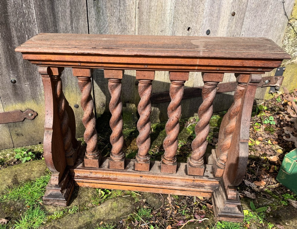An Oak Alter rail from York Minster