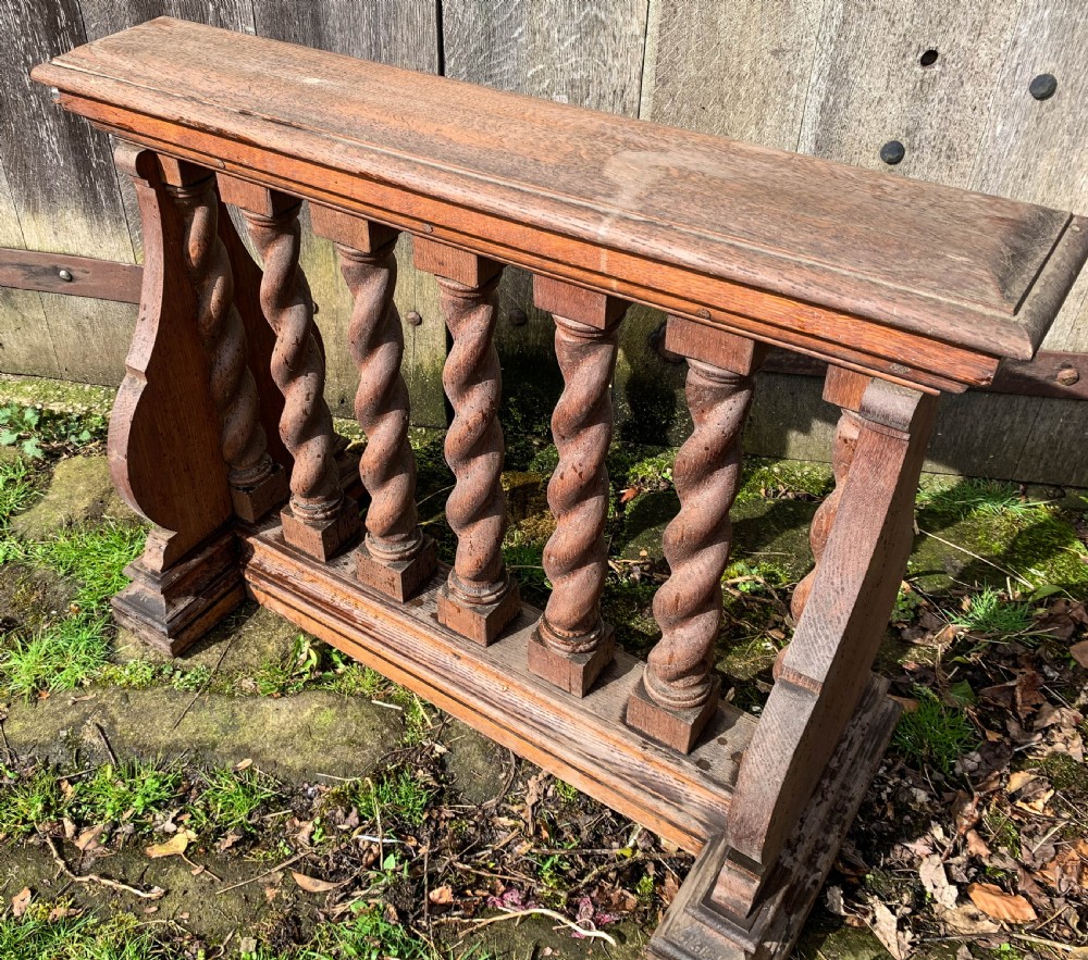An Oak Alter rail from York Minster View II