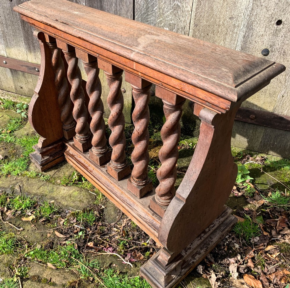 An Oak Alter rail from York Minster View III