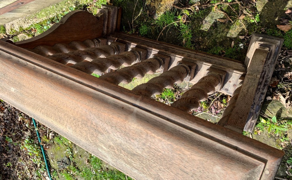 An Oak Alter rail from York Minster View V
