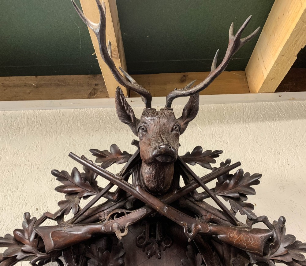 A Fabulus  Massive Black Forest Wall Clock View III