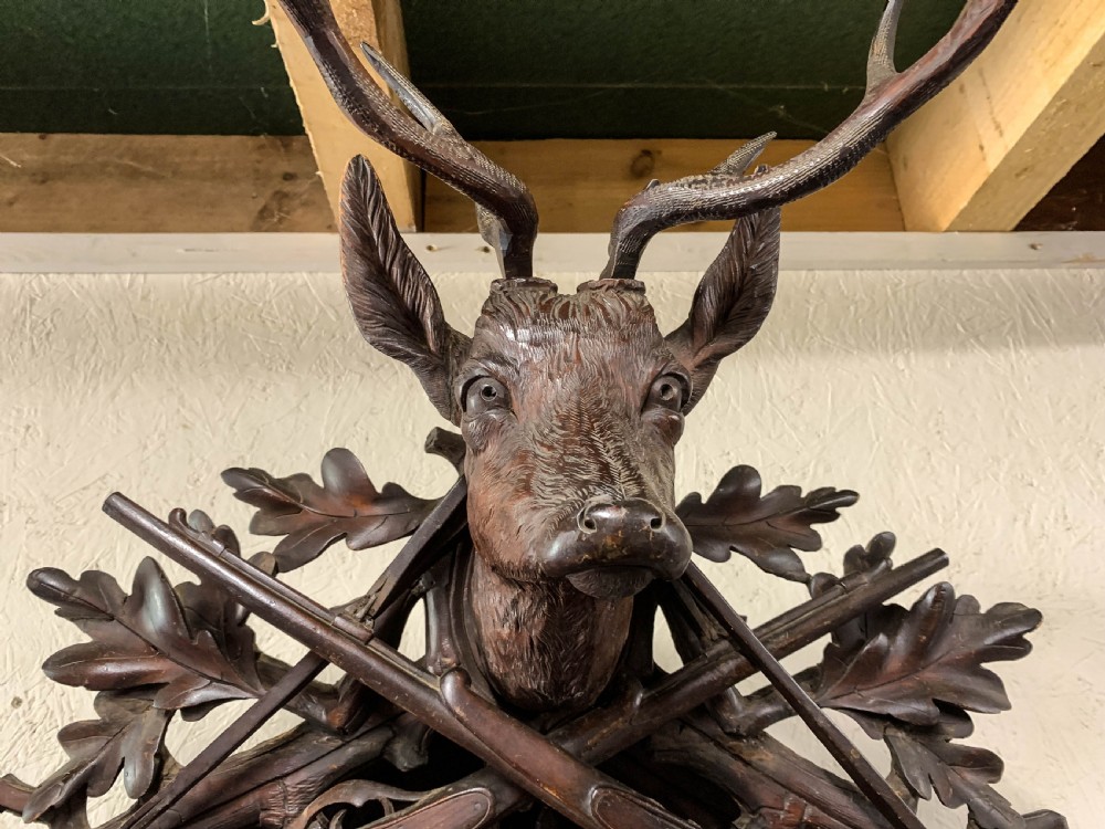 A Fabulus  Massive Black Forest Wall Clock View IX