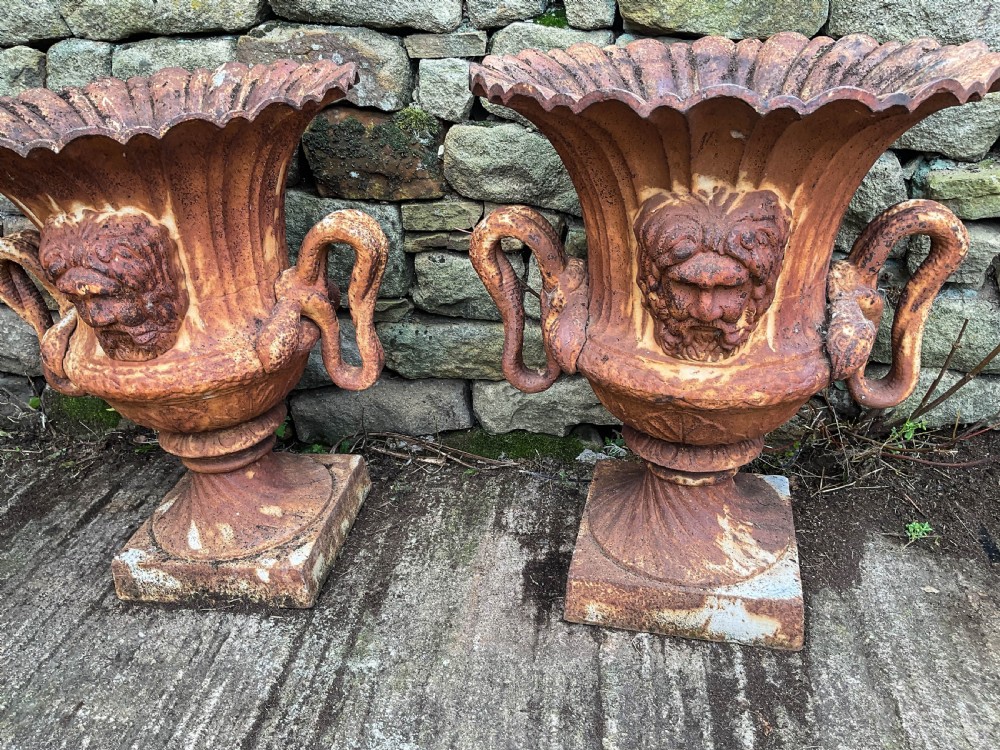 A Super Pair of Garden Urns View II
