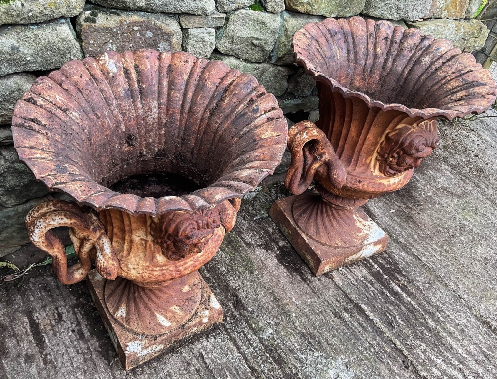 A Super Pair of Garden Urns View III