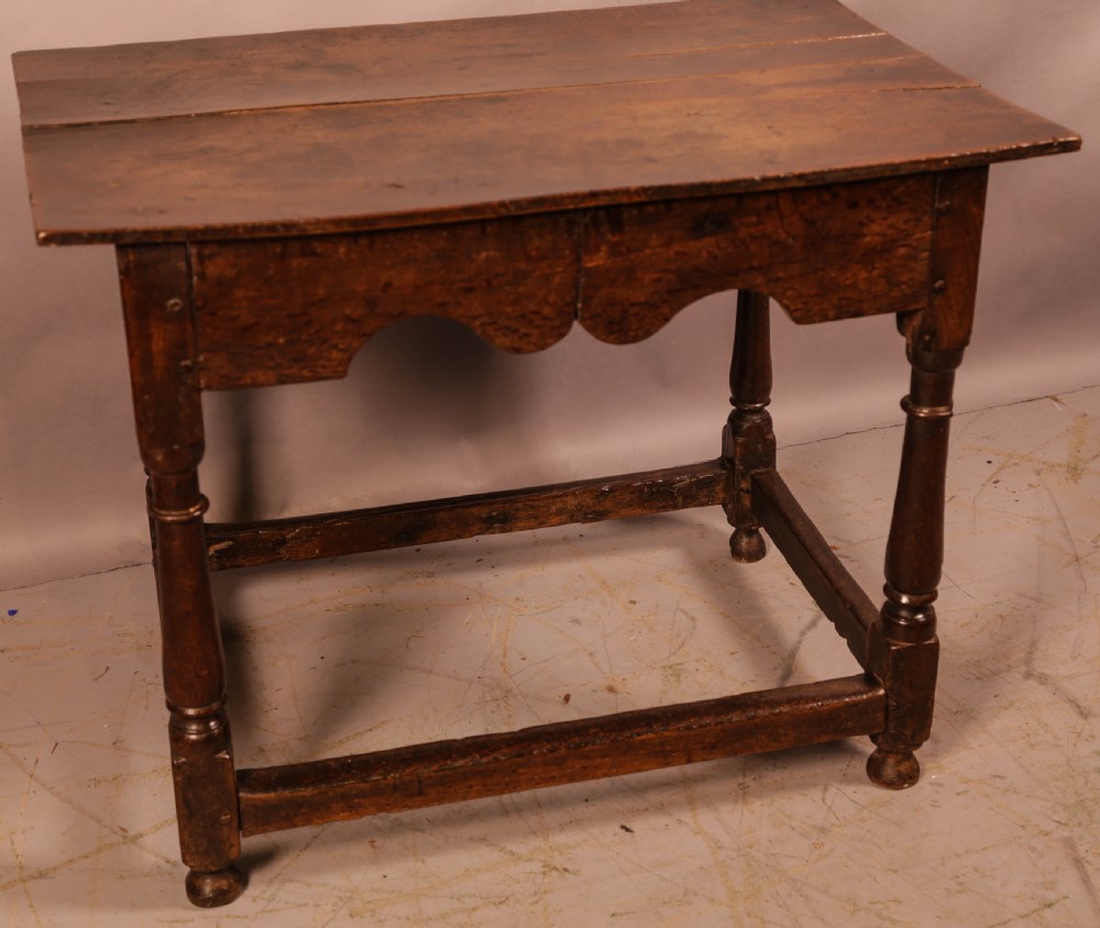 A 17th century Oak Side Table View II