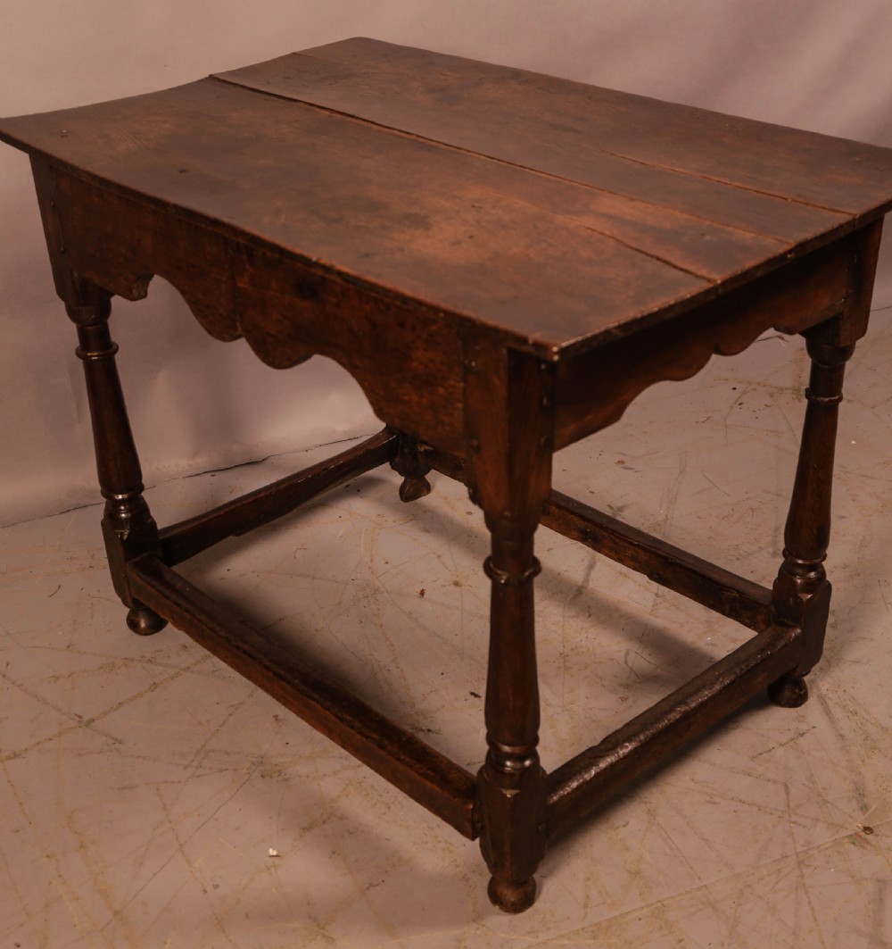 A 17th century Oak Side Table View VII