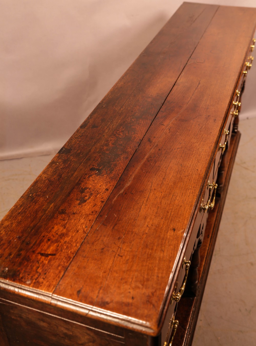 A Superb Georgian Oak Serving Dresser c 1750 View IV