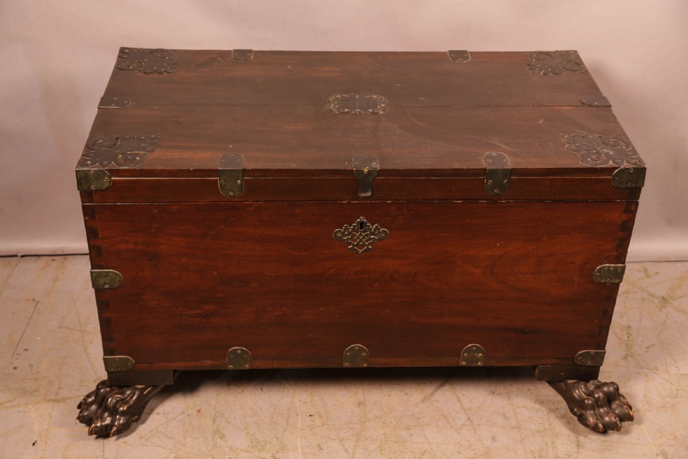 A Georgian Mahogany Silver Chest View IV