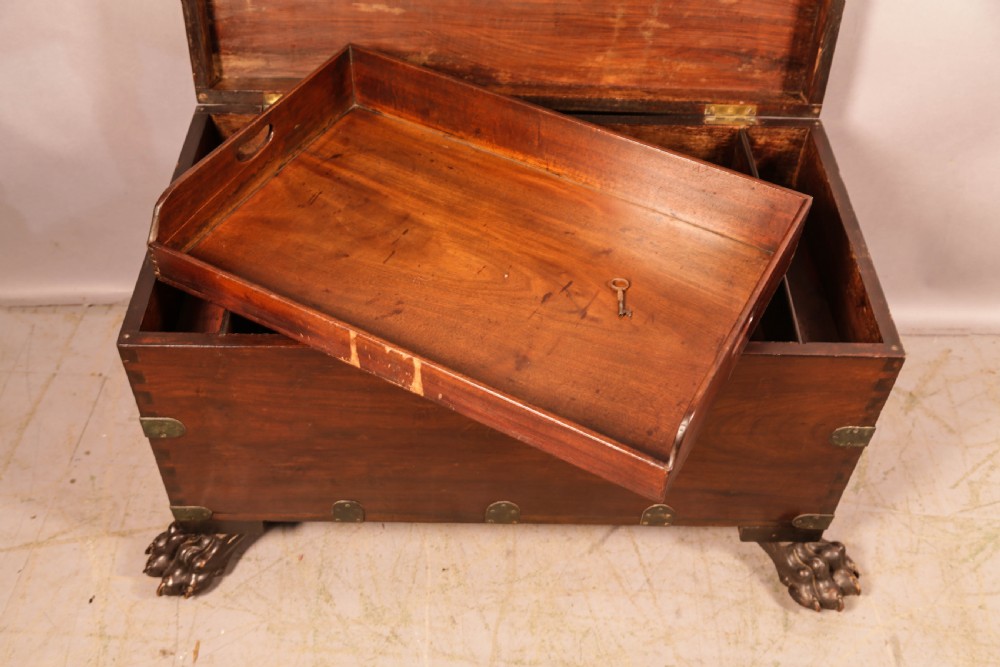 A Georgian Mahogany Silver Chest View VIII