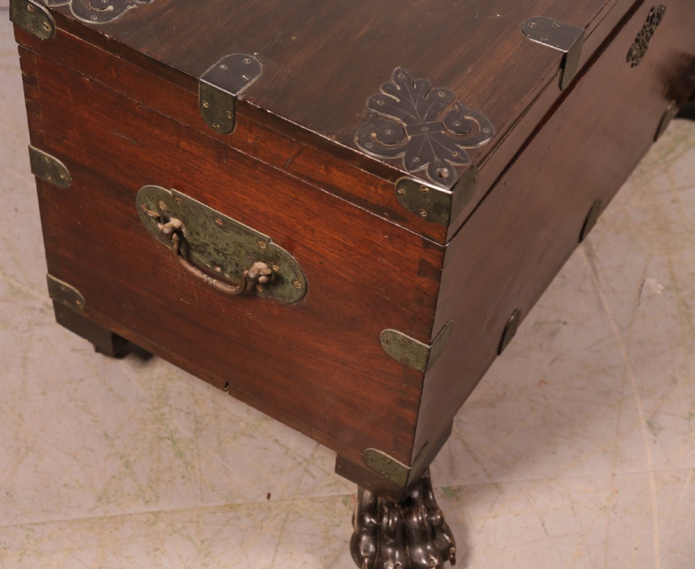 A Georgian Mahogany Silver Chest View XI