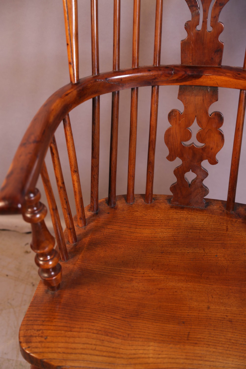 A Super Yew Windsor Chair Gabbitass of Worksop View VIII