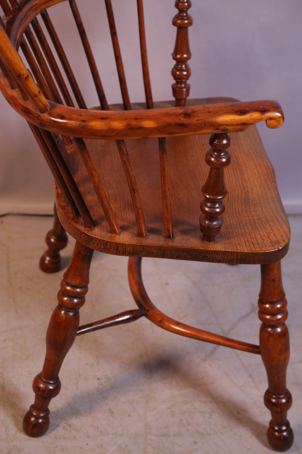 A Super Yew Windsor Chair Gabbitass of Worksop View XII