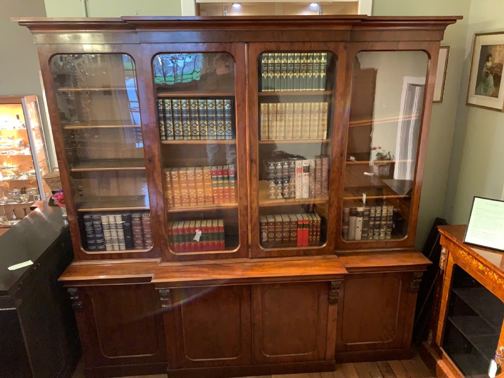 A  19th century 4 door library bookcase View II