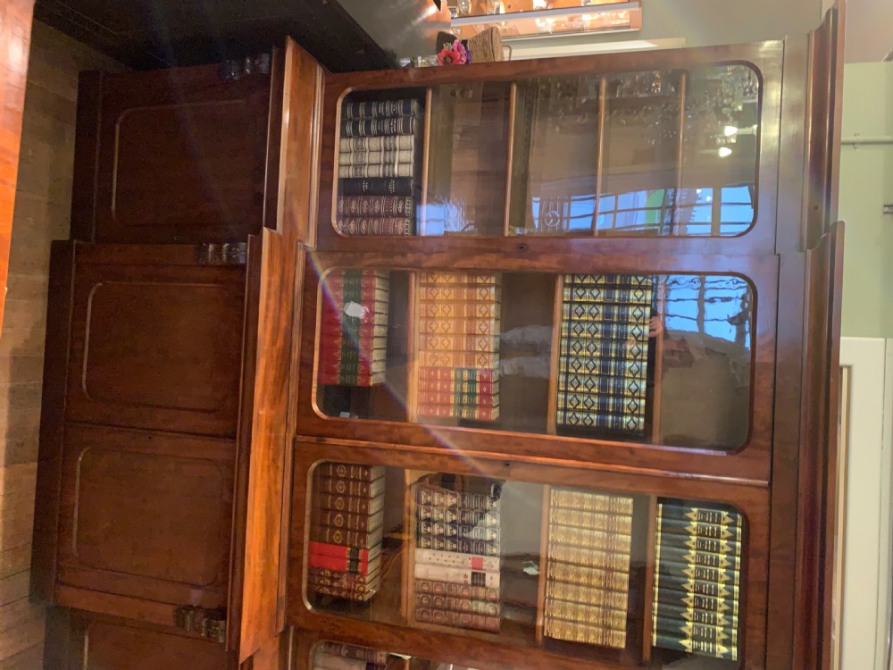 A  19th century 4 door library bookcase View III