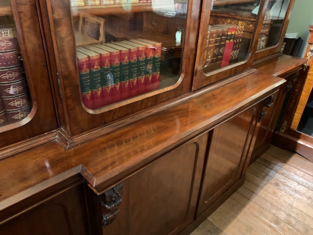 A  19th century 4 door library bookcase View V