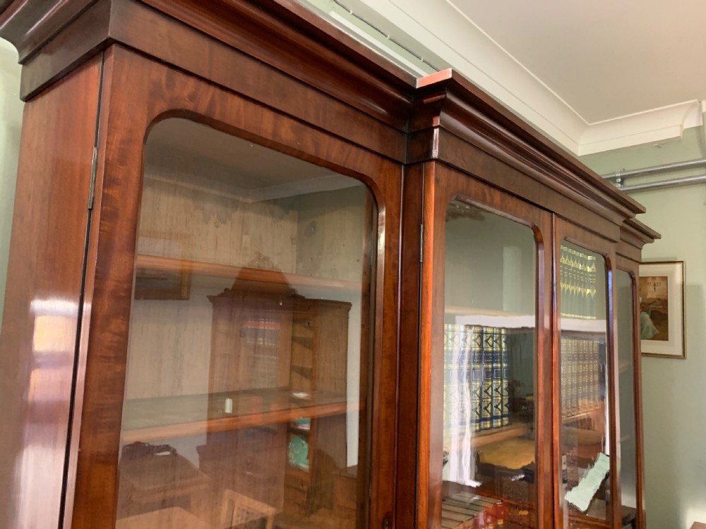 A  19th century 4 door library bookcase View VIII