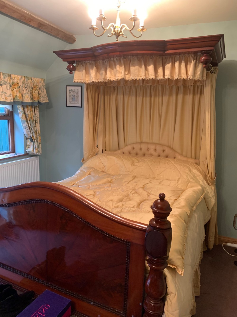 A magnificent Victorian Duchess Half Tester Bed