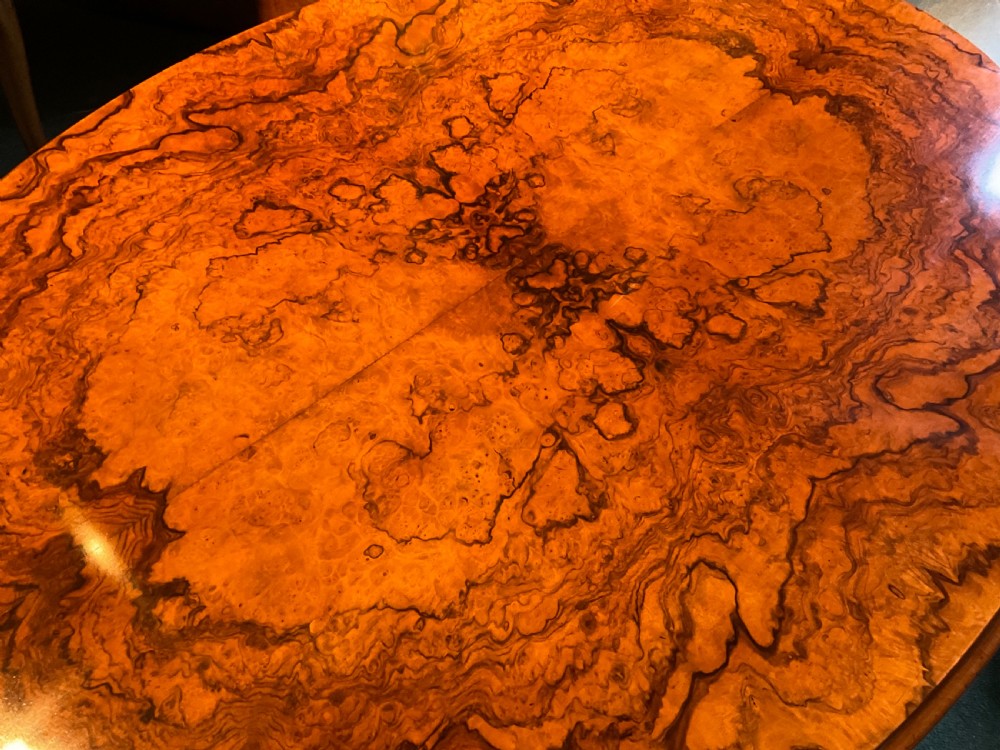 A Victorian burr walnut coffee table View IV