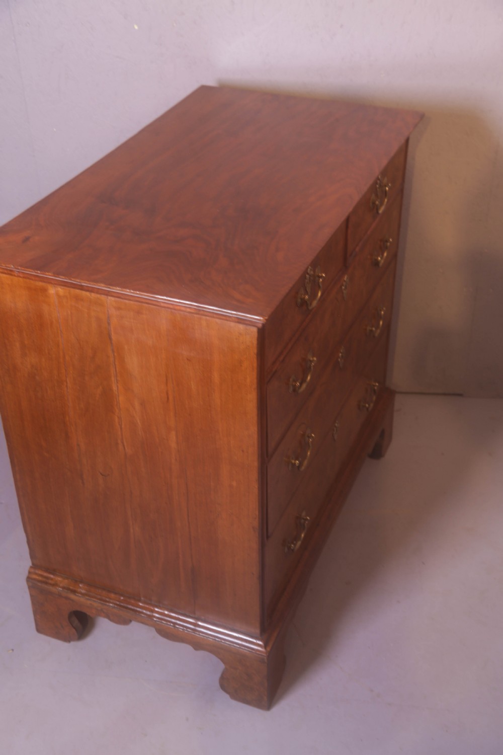 A George I Walnut Chest of Drawers 2 over 3 View V