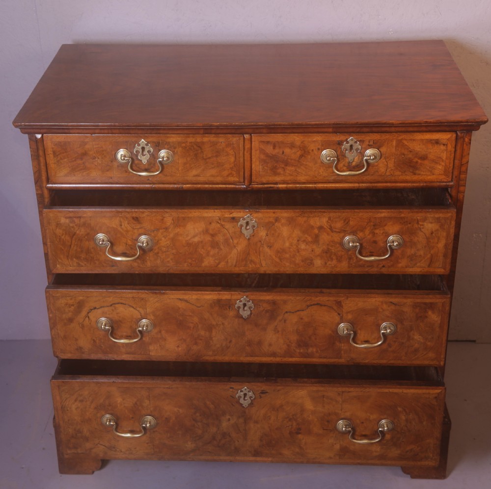 A George I Walnut Chest of Drawers 2 over 3 View VII